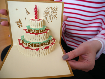 Obrázek 3D přání k narozeninám