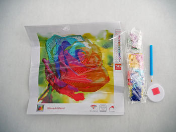 Obrázek z Diamantové malování basic - růže 