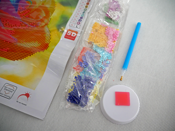 Obrázek z Diamantové malování basic - růže 