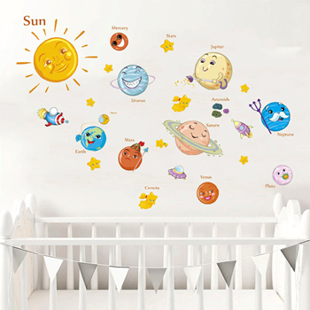 Obrázek Samolepky na zeď - Sluneční soustava