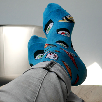 Obrázek Barevné ponožky - sushi