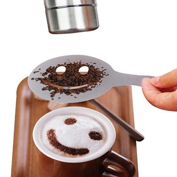 Obrázek z Šablony na zdobení kávy 