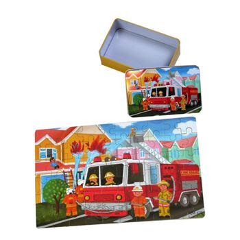 Obrázek Dětské puzzle - hasiči