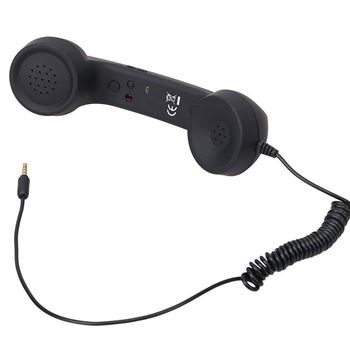 Obrázek Retro sluchátko na mobil - černé