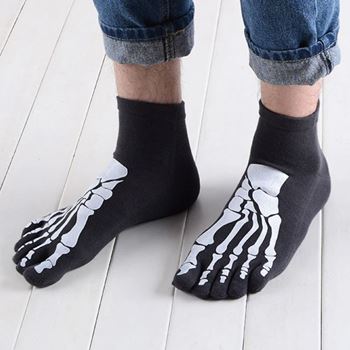 Obrázek Prstové ponožky - kostlivec