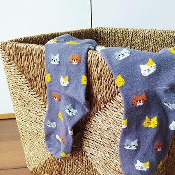 Obrázek z Ponožky s kočičkami - šedé 
