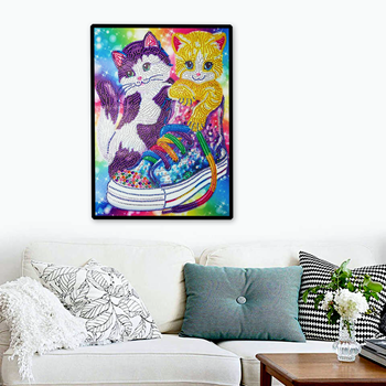 Obrázek Diamantové malování speciální - koťata