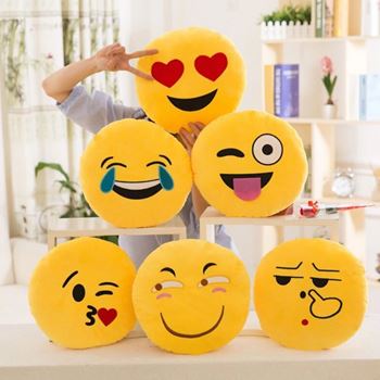 Obrázek z Emoji polštář -  slzy radosti 