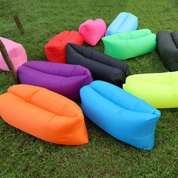 Obrázek z Nafukovací vak Lazy bag dvouvrstvý - růžový 