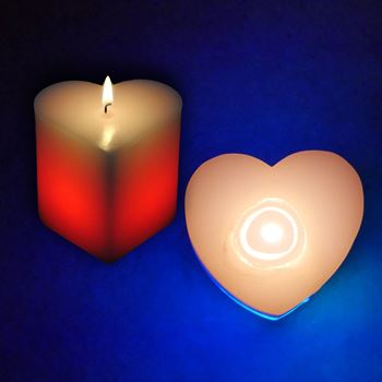 Obrázek Kouzelná svíčka - srdce
