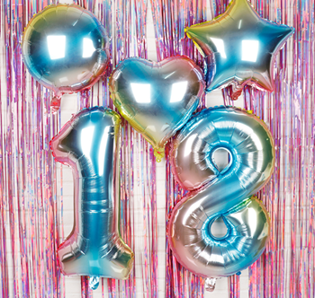 Obrázek z Nafukovací balónky čísla - 0 