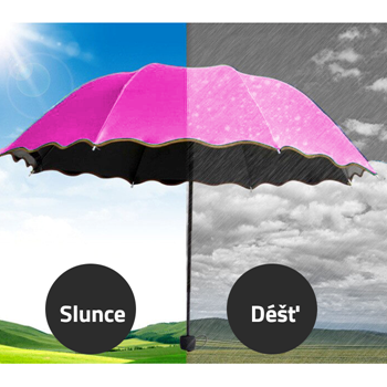 Obrázek z Magický deštník - tmavě růžový 