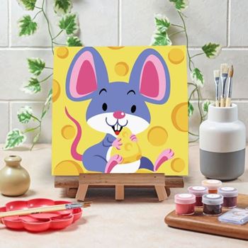 Obrázek z Malování podle čísel pro děti - myška 