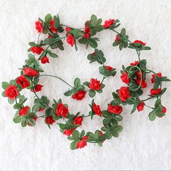 Obrázek z Girlanda s růžemi - červená 