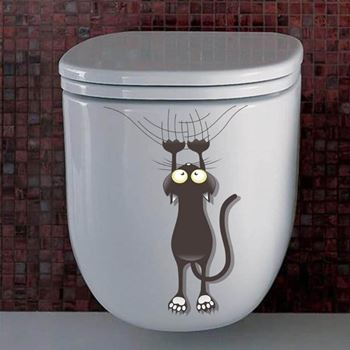 Obrázek z Vtipná samolepka - kočka  