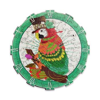 Obrázek Dřevěné zvířecí puzzle - papoušek