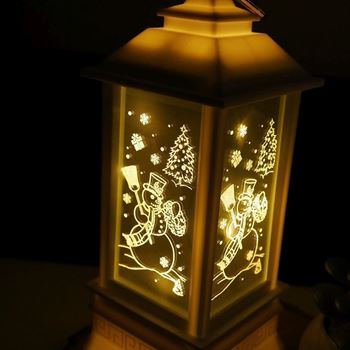 Obrázek z Vánoční LED lucerna - sněhulák 