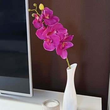 Obrázek Umělé květiny orchidej - tmavě růžová