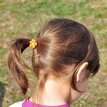 Obrázek z Dětské gumičky do vlasů 10 ks - kytičky 