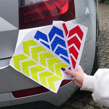 Obrázek z Samolepky na auto - šipky žluté 