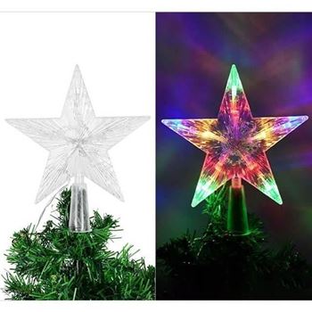 Obrázek Vánoční svítící hvězda - barevné světlo
