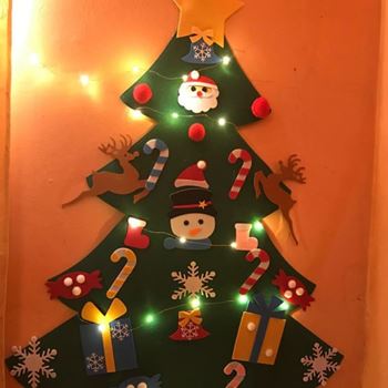 Obrázek z Nástěnný vánoční stromeček k ozdobení 