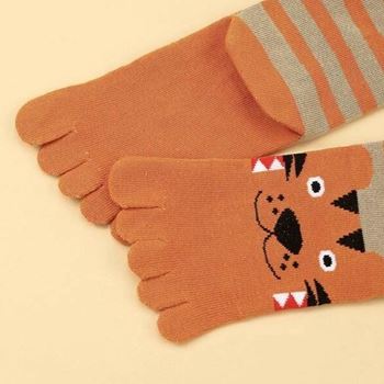 Obrázek z Dětské prstové ponožky menší - tygřík 