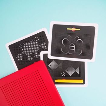 Obrázek z Magnetická kreslící tabulka velká - červená 