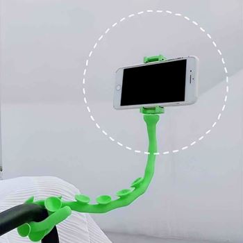 Obrázek z Držák telefonu - zelená chobotnice 