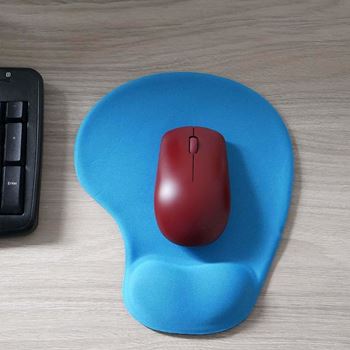 Obrázek z Ergonomická podložka pod myš - modrá 