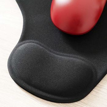 Obrázek z Ergonomická podložka pod myš - černá 