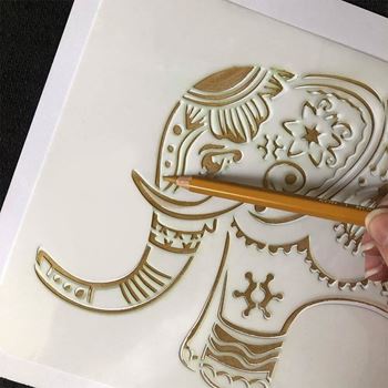 Obrázek z Šablony zvířátek na malování 26 x 17,7 cm 10 ks 