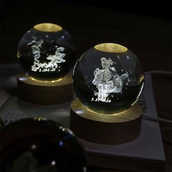 Obrázek z LED svítící koule znamení - Beran 