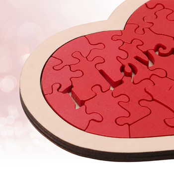 Obrázek z Dřevěné puzzle se vzkazem 