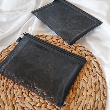 Obrázek z Průhledná kosmetická taštička se zipem 