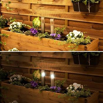 Obrázek z Solární zahradní LED světlo - sloupek 