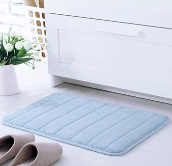 Obrázek z Protiskluzová koupelnová předložka 40 x 60 cm - modrá 