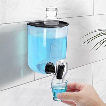 Obrázek z Nalepovací dávkovač do koupelny 600 ml 