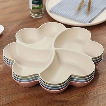 Obrázek z Dělená servírovací miska - 4 přihrádky 