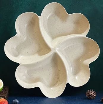 Obrázek z Dělená servírovací miska - 4 přihrádky 