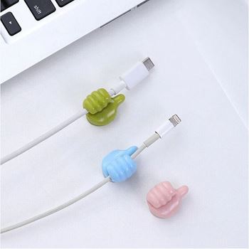 Obrázek z Držák na kabel palec nahoru 10 ks 