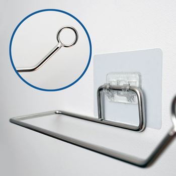 Obrázek z Nerezový nalepovací držák na papírové utěrky 