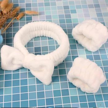 Obrázek Sada náramků a čelenky na mytí obličeje