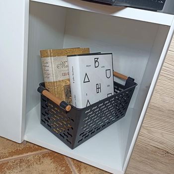 Obrázek Úložný box s úchytkami - černý