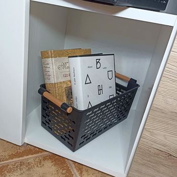 Obrázek Úložný box s úchytkami - černý
