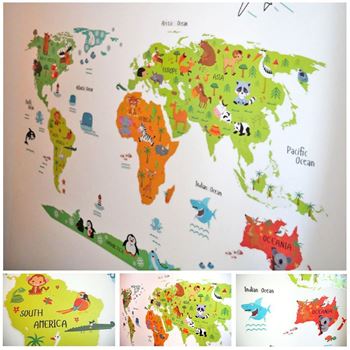 Obrázek Dětská mapa světa