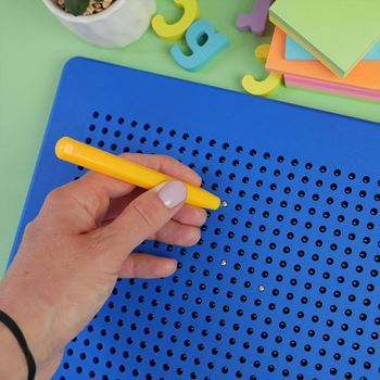 Obrázek z Magnetická kreslící tabulka - velká, modrá 