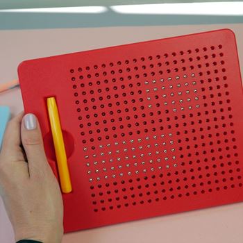 Obrázek z Magnetická kreslící tabulka - malá, červená 