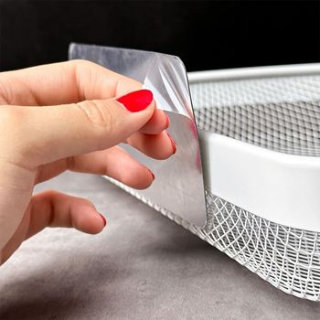 Obrázek z Kovová nalepovací rohová polička 