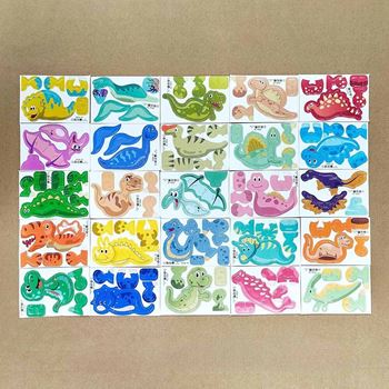 Obrázek 3D puzzle dinosauři